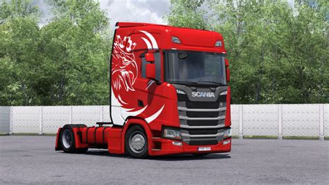 Dragicevic Style Skin For Scania S V11 Ets2 Euro Truck Simulator 2