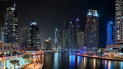 Dubai Night Landscape Wallpapers Resolution Desktop Backgrounds