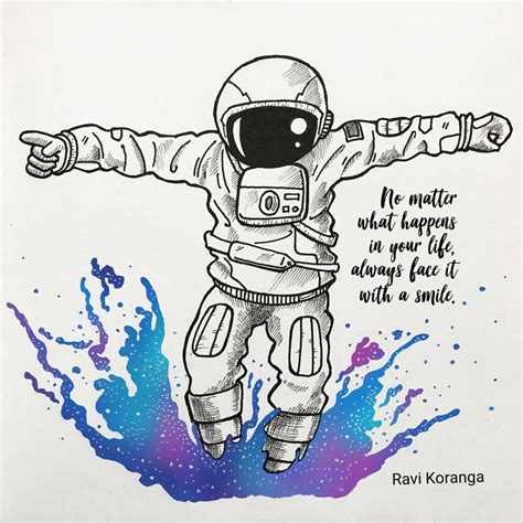 I Illustrate A Lonely Astronaut Wandering In Space 31 Pics Space