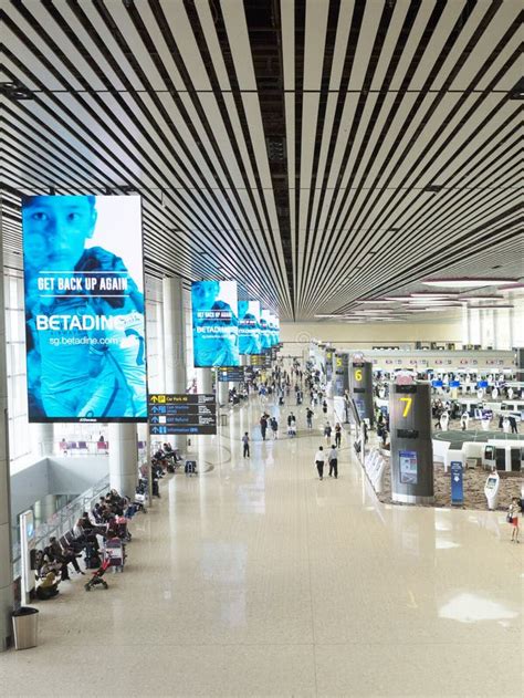 Changi International Airport Terminal 4 Editorial Photography Image