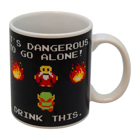 The Legend Of Zelda Its Dangerous To Go Alone Drink This Mugg