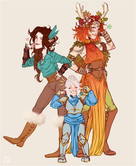 Keyleth Vex And Pike From Vox Machina And Critical Role Critical Role Characters Critical