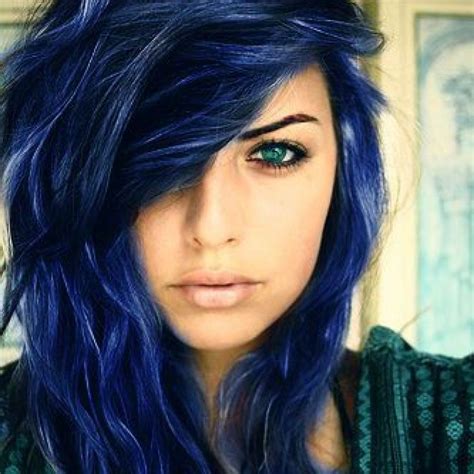 Midnight Blue Hair Hair X Hair Color Swatches Blue Hair Hair Styles