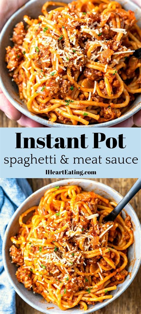 Easy Instant Pot Spaghetti And Meat Sauce Recipe Thats Ready In Just