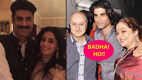 anupam and kirron kher s son sikander kher engaged to sonam kapoor s cousin