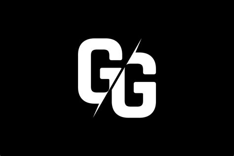 Monogram Gg Logo Design Graphic By Greenlines Studios · Creative