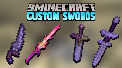 Custom Swords Data Pack 1193 1182 Powerful Swords 9minecraftnet