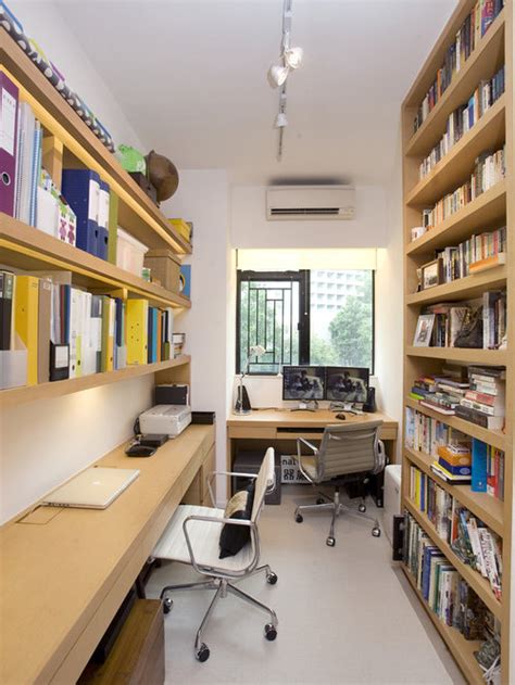 Narrow Office Space Ideas Pictures Remodel And Decor