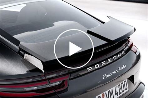 The Tri Folding Wing On The New Porsche Panamera Is As Genius As It Is