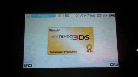Nintendo 3ds Ambassador Programme Certificate Youtube