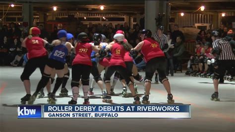 Roller Derby Debuts At Buffalo Riverworks Youtube