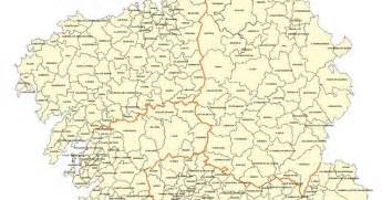 Mapa Concellos Galicia Mapa