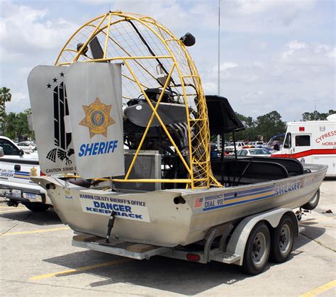 Harris County Sheriff Department Houston Texas Air Boat A Photo On