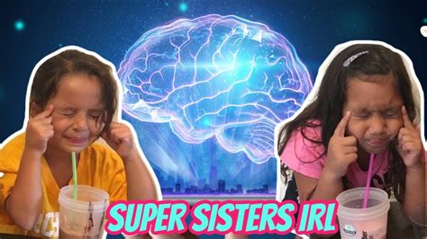 Super Sisters Irl Twin Telepathy Milkshake Challenge Youtube
