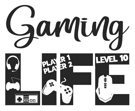 Gaming Life Uploaded Free Gaming Life Svg File Cricut Expression