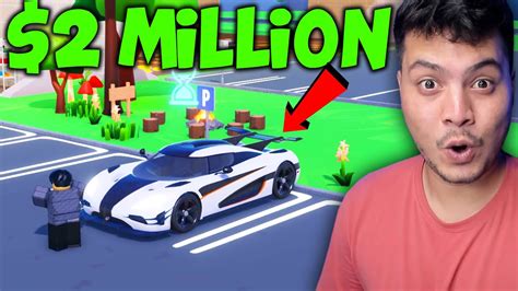 Buying 2 Million Dollar Car Roblox Car Factory Tycoon Youtube