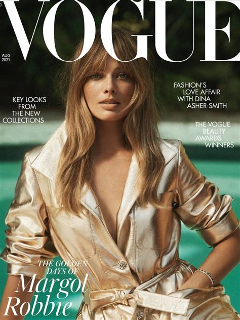 Margot Robbie Goes Al Naturale For Vogue The Advertiser
