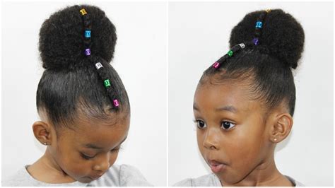 Rainbow Bun With Cornrow Cute Girls Hairstyles Youtube