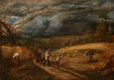 Harvesting In A Stormy Landscape By John Linnell On Artnet