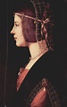 Großbild: Leonardo da Vinci: Porträt einer Dame (Beatrice d'Este?)