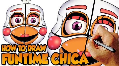 How To Draw Funtime Chica Fnaf 6 Freddy Fazbears Pizza Simulator