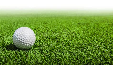 Golf Ball On Green Grass Stock Image Image Of Outdoor 103229117