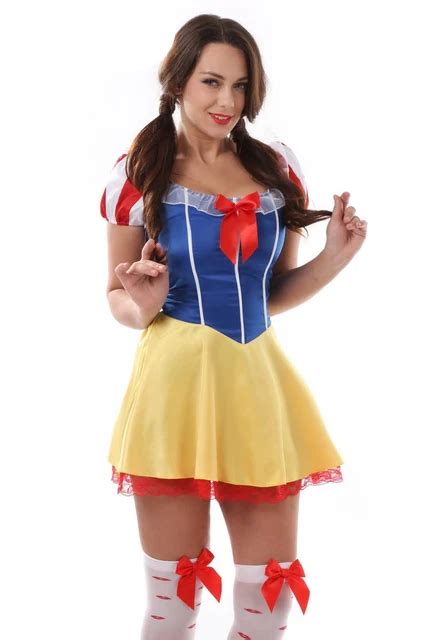 Sultry Snow White Fancy Dress Costume Womens Sexy Fairytale Fancy Dress