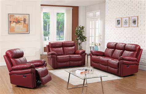 Shae Joplin Red Leather Power Reclining Sofa From Luxe Leather