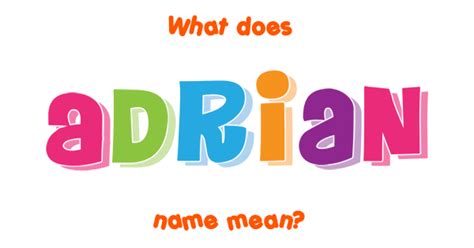 Adrian Name Meaning Of Adrian