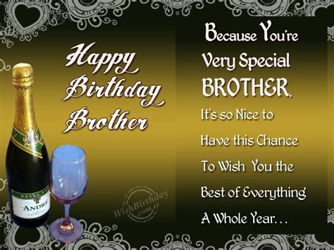 Birthday Wishes For Brother Quotes Quotesgram