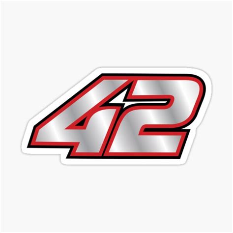 Alex Rins Number 42 Sticker For Sale By Eazyteezy Redbubble
