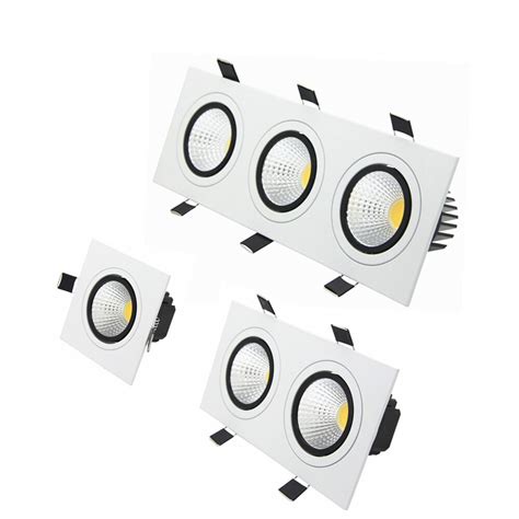 Led Recessed Ceiling Downlight Square Dimmable Led
