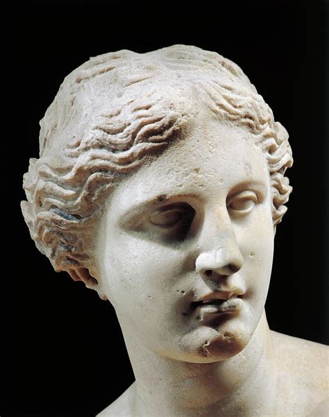 Marble Statue Of Aphrodite Of Milos Known As Venus De Milo