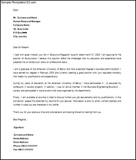 This accessible template features clean modern design. Sample of Cover Letter Microsoft Word Doc Download ...