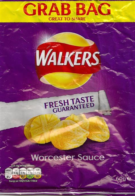 Cheeseburger Crisps And Other Stories Walkers Worcester Sauce