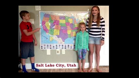 Western United States And Capitals Song Youtube