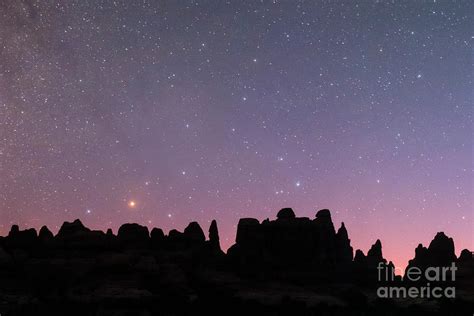 Night Sky Over Canyonlands National Park Photograph By Babak Tafreshi