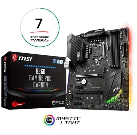 Msi B360 Gaming Pro Carbon Mainboard Intel B360 Intel Lga1151