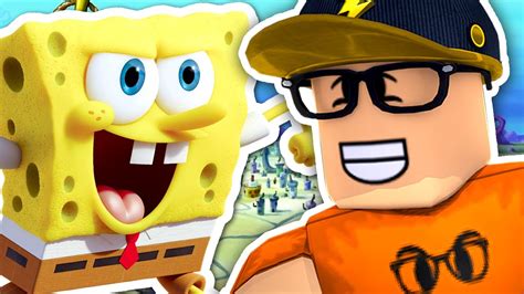 Playing Roblox With Spongebob Youtube