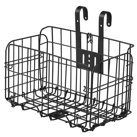 Dogou Folding Bike Basket Detachable Steel Wire Bike Handlebar Front