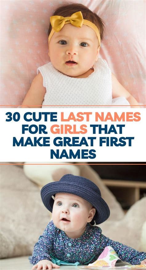 30 Cute Last Names For Girls