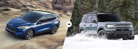 Ford Escape Vs Ford Bronco Sport Holiday Ford