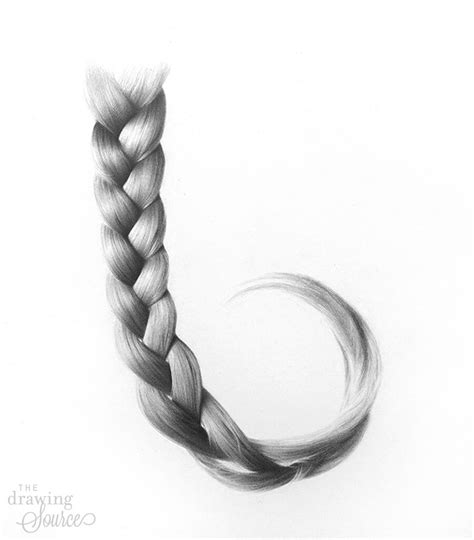 How To Draw A Braid How To Draw Braids Drawings Pencil Art Drawings