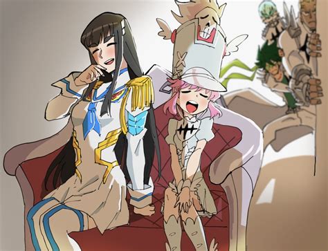 Potomithu Gamagoori Ira Inumuta Houka Jakuzure Nonon Junketsu