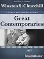 Read Great Contemporaries, 1937 Online by Winston S. Churchill | Books ...