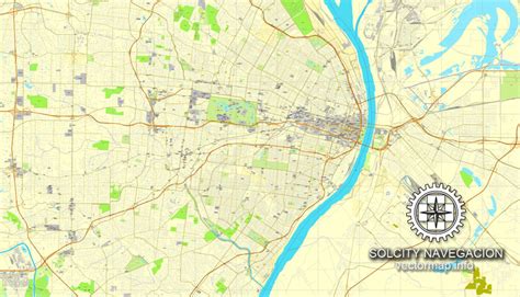 Saint Louis Missouri Us Map Walden Wong