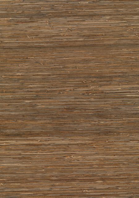 Kaede Light Brown Grasscloth Wallpaper Contemporary Wallpaper By