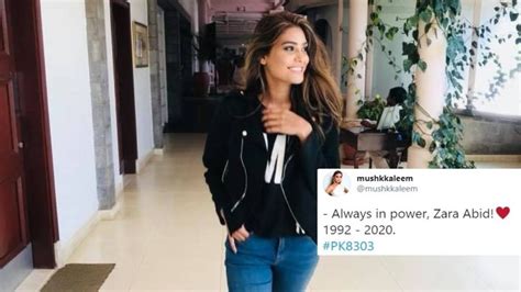 Celebs Remember Zara Abid As She Passes Away In Plane Crash Celebrity Images