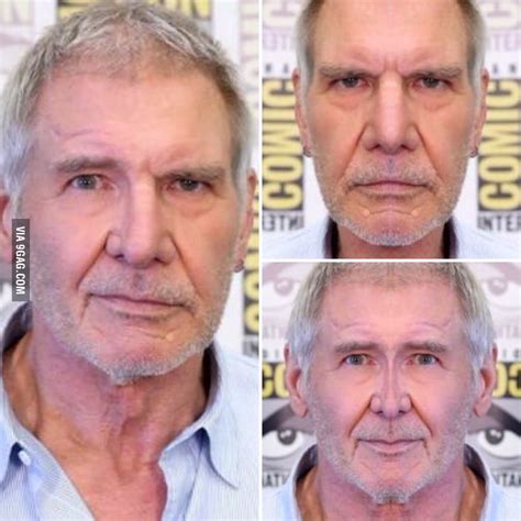 The Two Sides Of Harrison Ford 9GAG