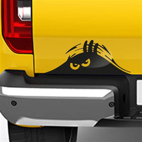 buy peeking monster stickers decals or black monster decal peeping decals for cars peeking